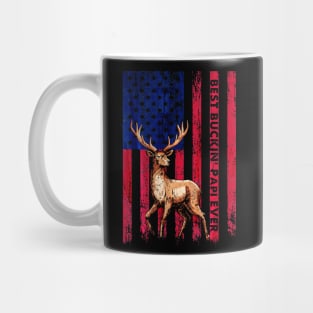 Best Buckin Papi Ever US Flag Hunting Mug